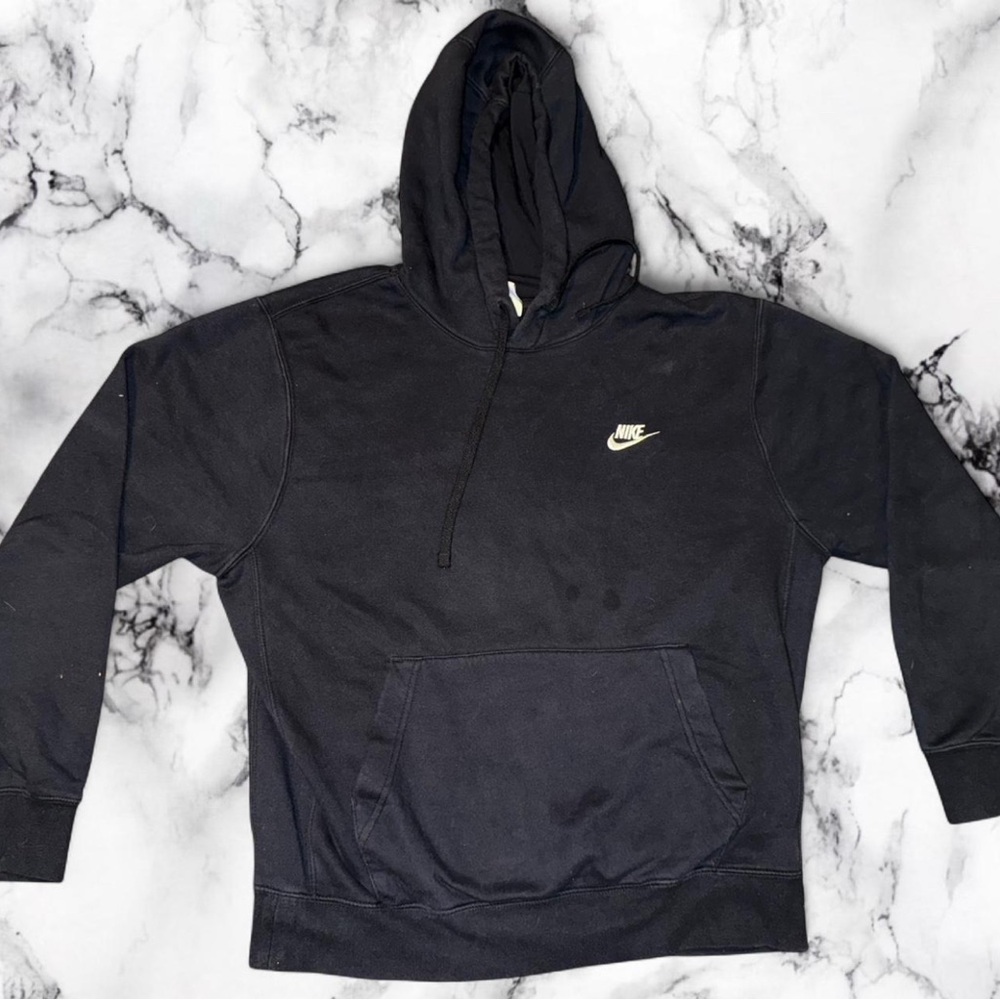 Nike Men's Dark Hoodie with Logo